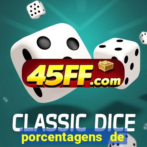 porcentagens de jogos pagantes
